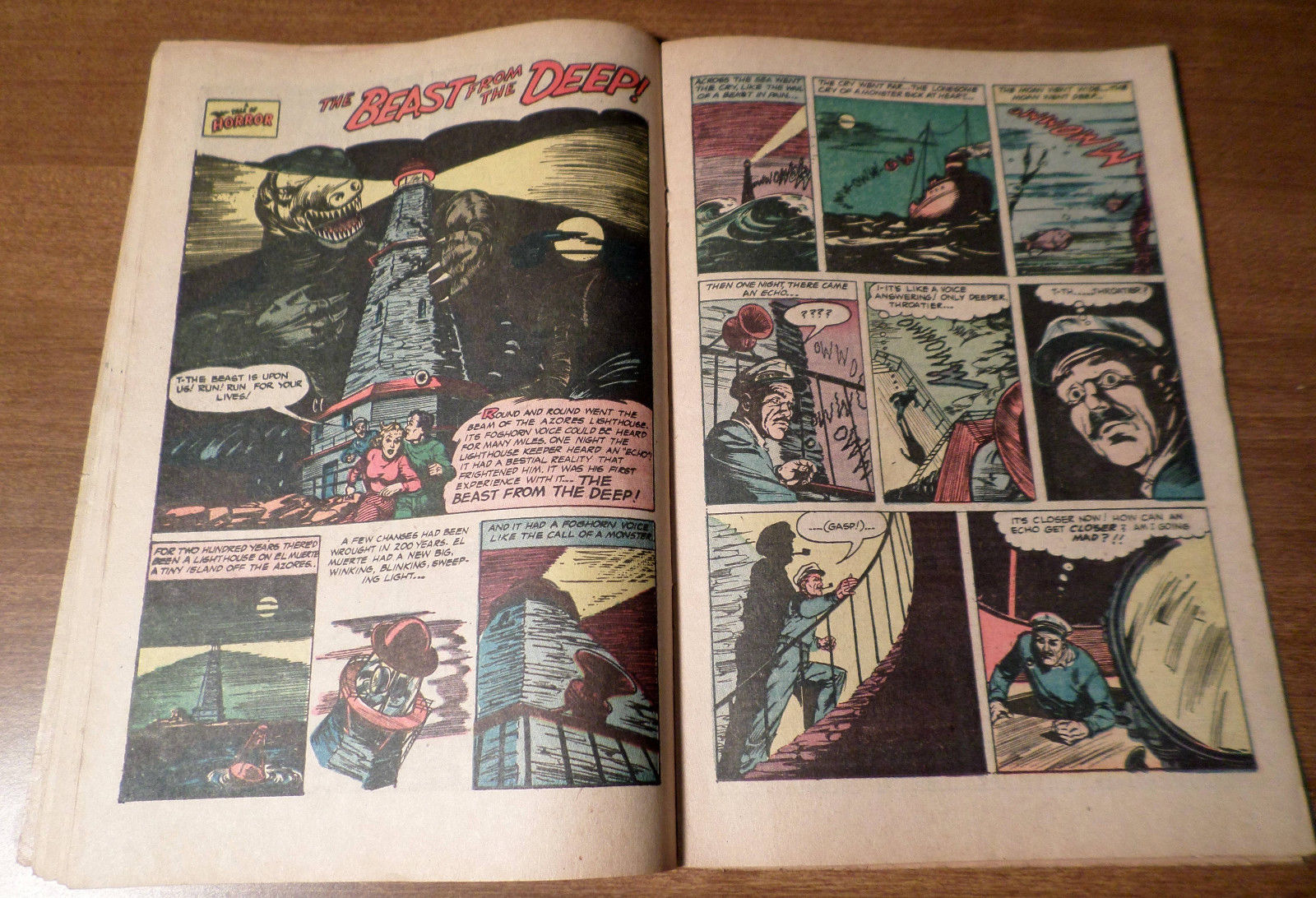 TALES OF HORROR # 7 from 1953 - MINOAN PUBLISHING COMIC - RARE!!!