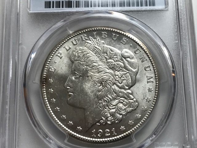 1921-S $1 Morgan Dollar - PCGS / CAC MS64