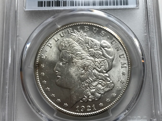 1921-S $1 Morgan Dollar - PCGS / CAC MS64