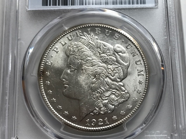 1921-S $1 Morgan Dollar - PCGS / CAC MS64