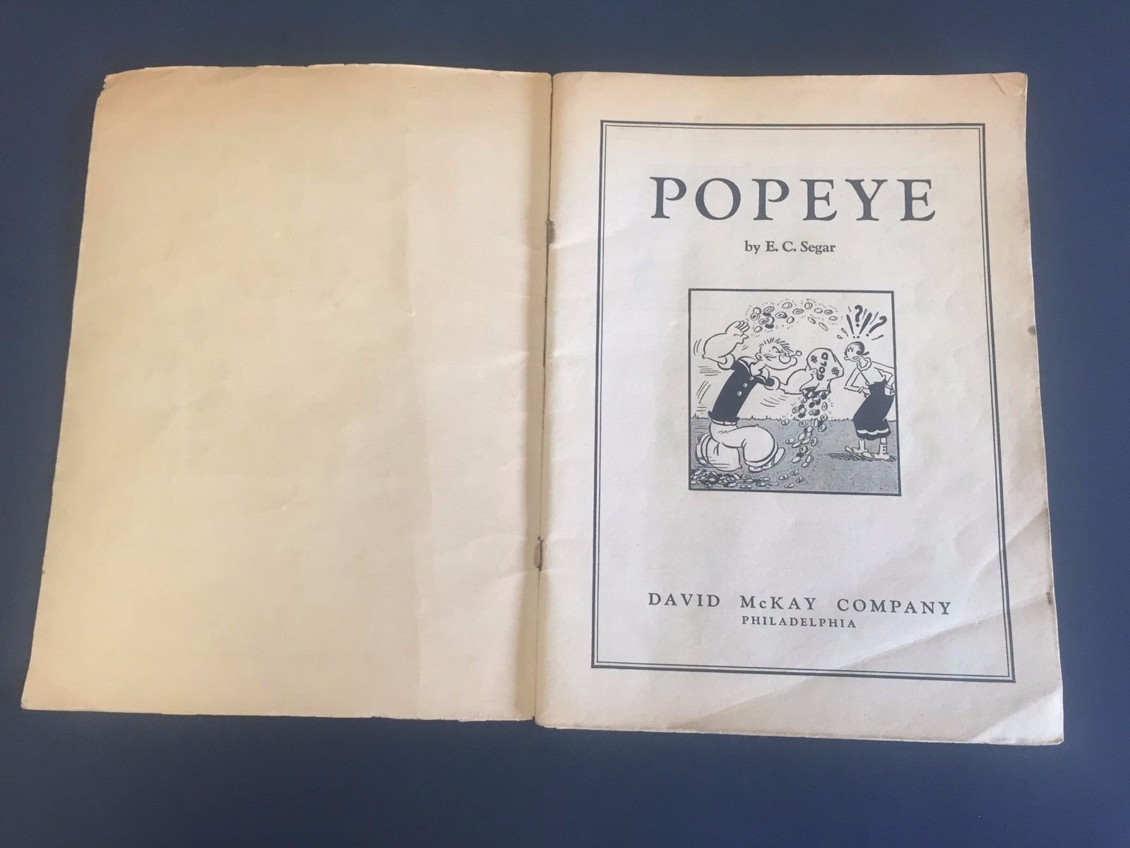 POPEYE - FEATURE BOOK # 14  (1938)  - GREAT PRICE - SCARCE GOLDEN AGE COMIC