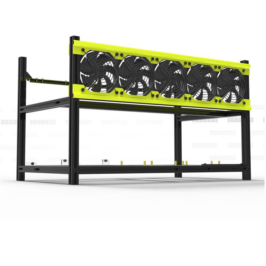 Veddha 6 GPU Miner Case Aluminum Stackable Mining Case Rig Open Air Frame