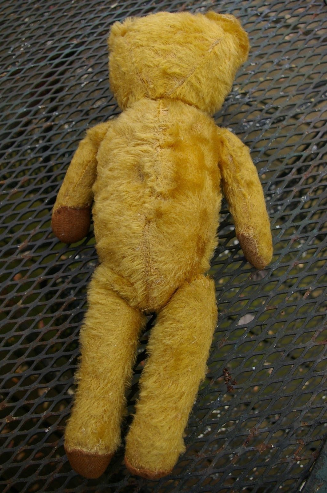 Original Antique Vintage 1930's Jointed Steiff Mohair Stuffed Toy Teddy Bear