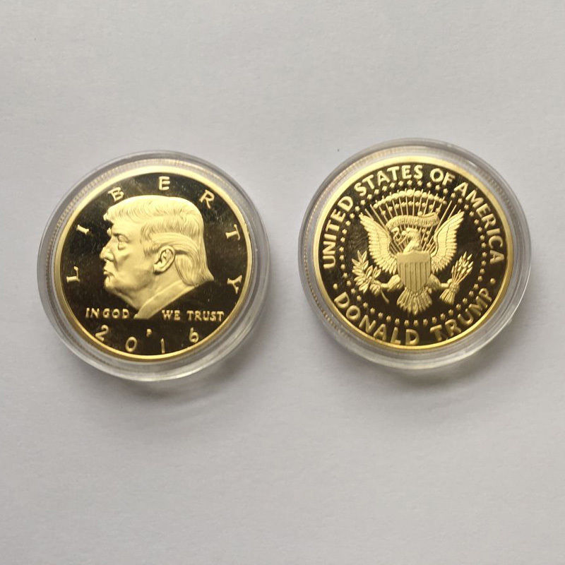 2016 President Donald Trump Inaugural Gold EAGLE Commemorative Novelty Coin