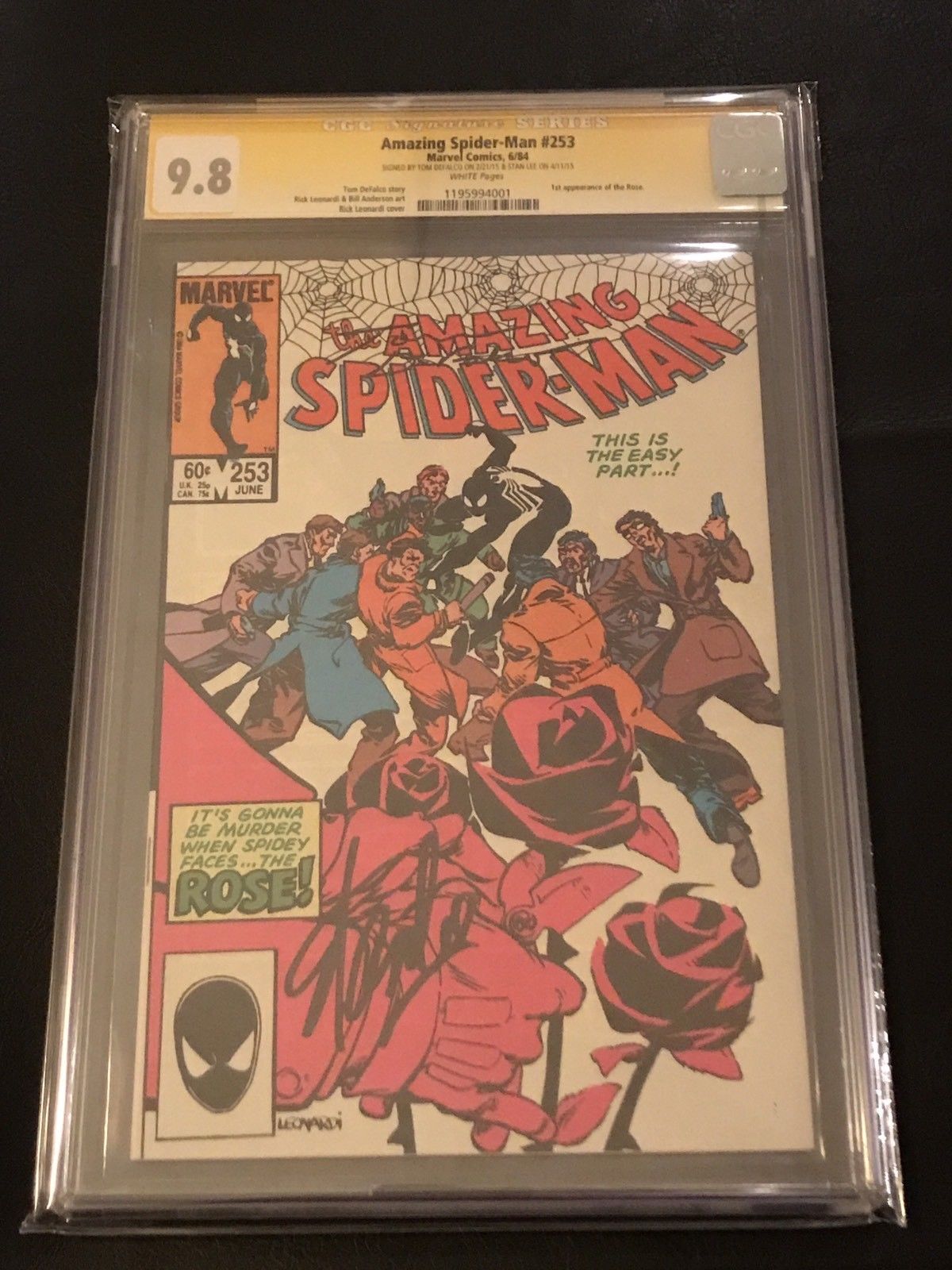 The Amazing Spider-man #253 CGC 9.8 Signature Series Tom Defalco & Stan Lee!!!