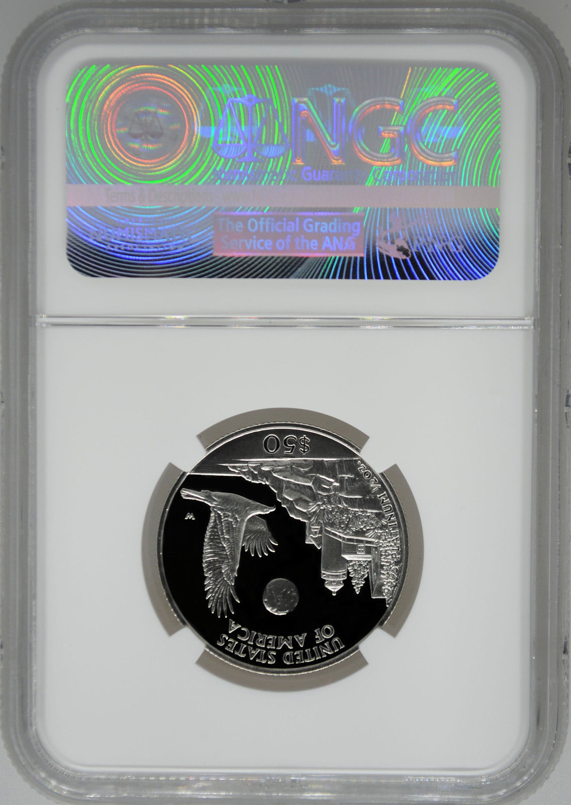 1998-W NGC PF70 1/2 oz Proof Platinum Eagle $50