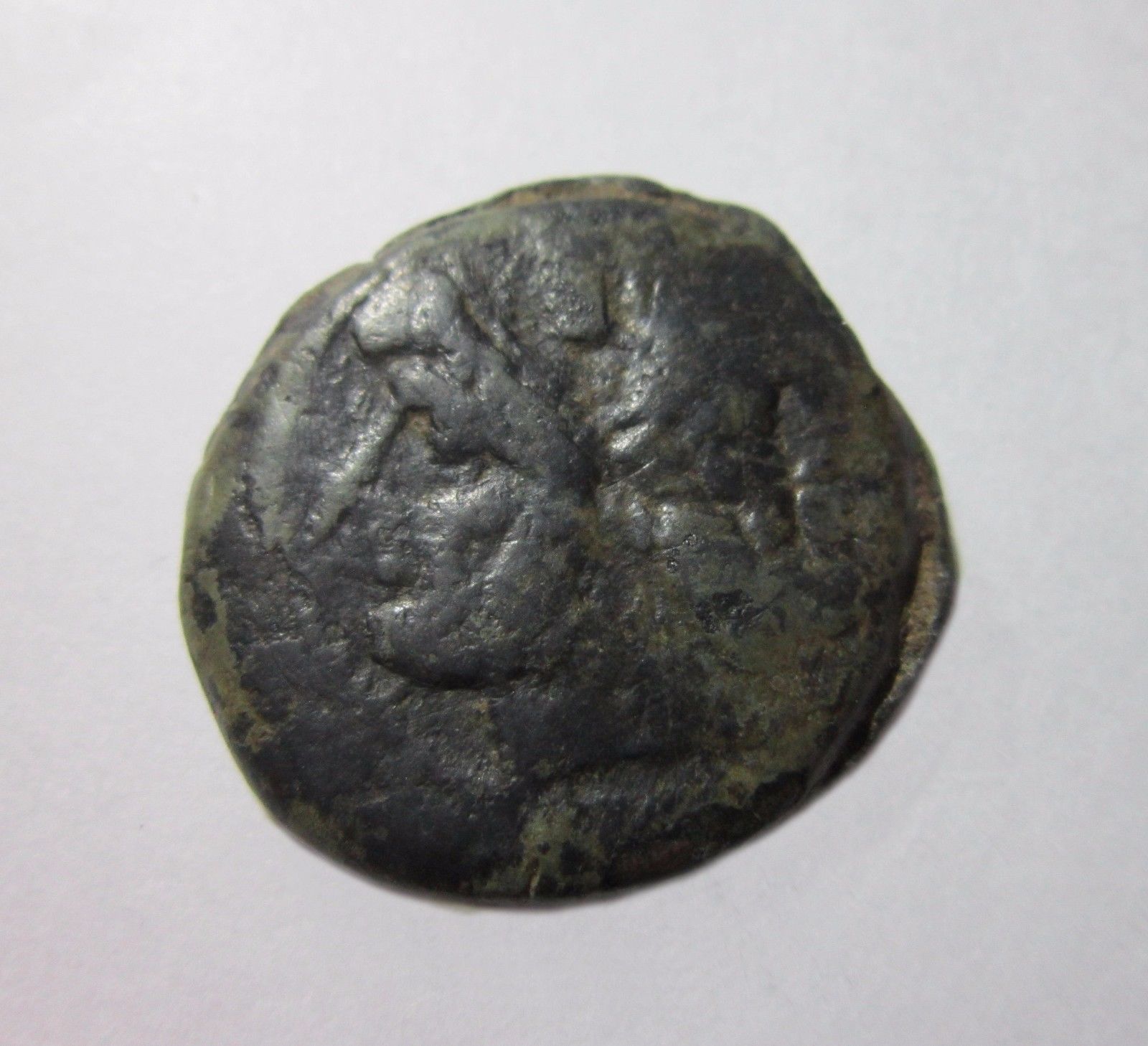 ROMAN REPUBLIC. AE AS, CIRCA 189-179 BC. JANUS/PROW.