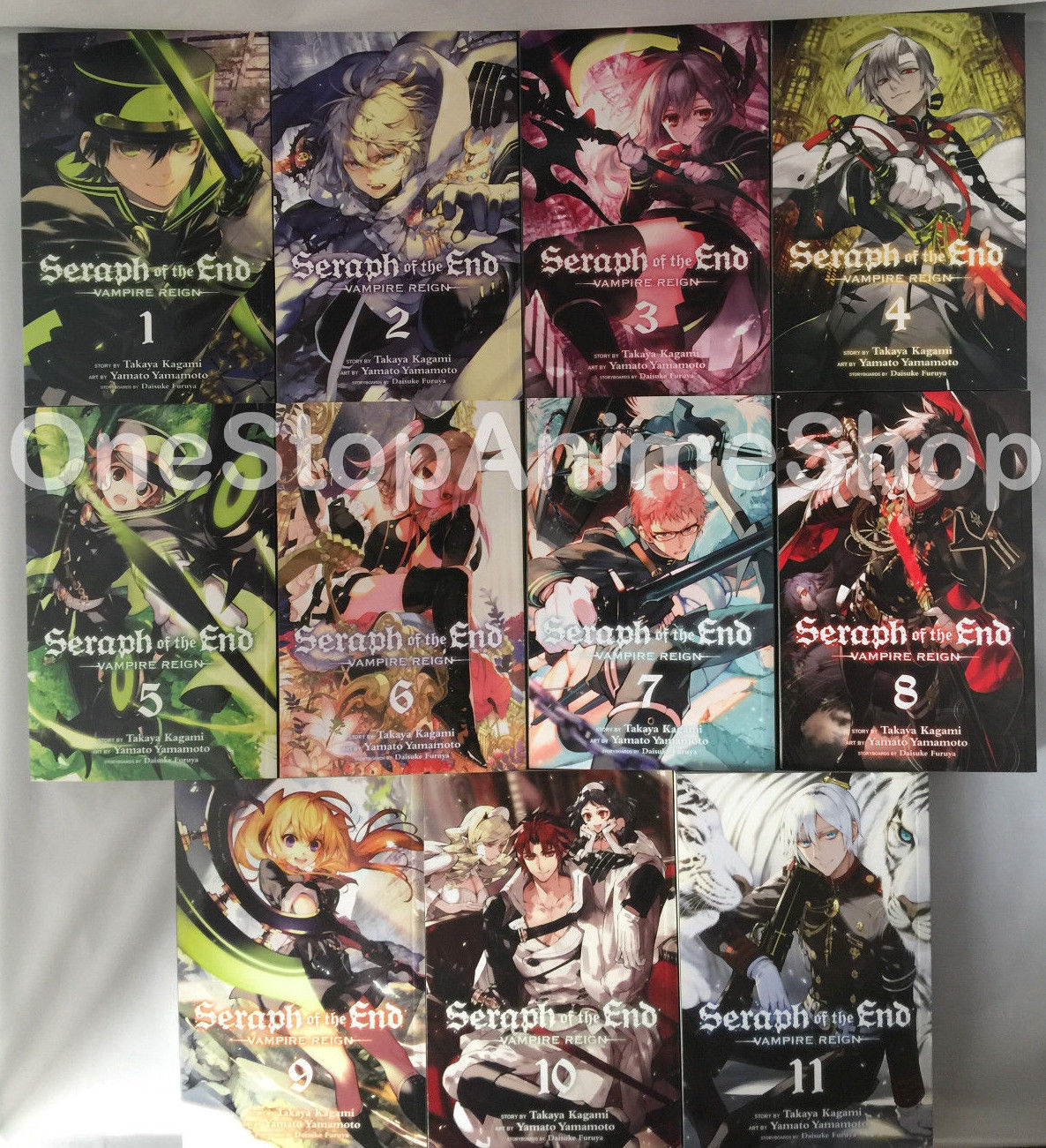 Seraph of the End Vol. 1 -12 English Manga Graphic Novels NEW COLLECTIBLE sealed