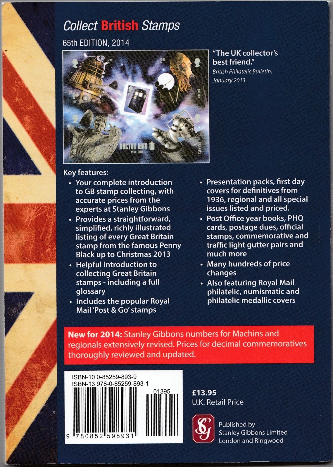 Collect British Stamps 2014 edition Brand New Remainder stock