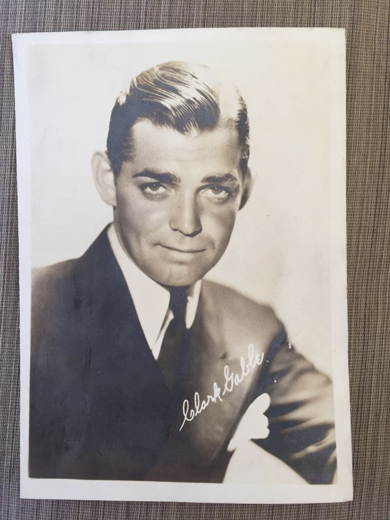 CLARK GABLE Vintage 30's EARLY ORIGINAL Photo SIGNED Publicity PORTRAIT NO Stash