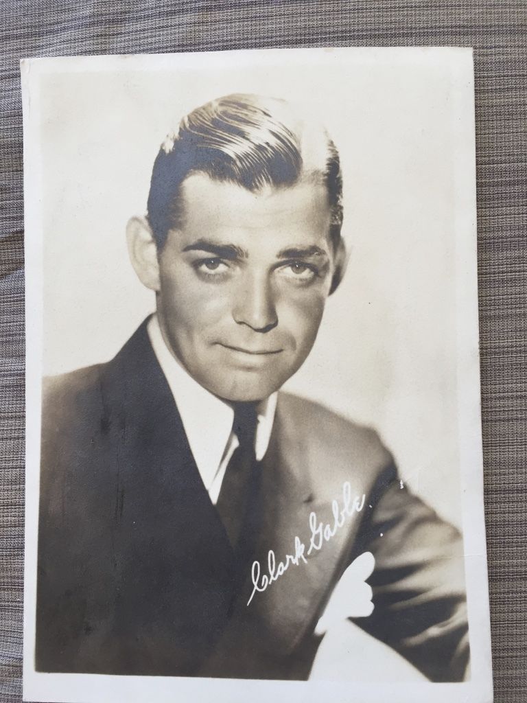 CLARK GABLE Vintage 30's EARLY ORIGINAL Photo SIGNED Publicity PORTRAIT NO Stash