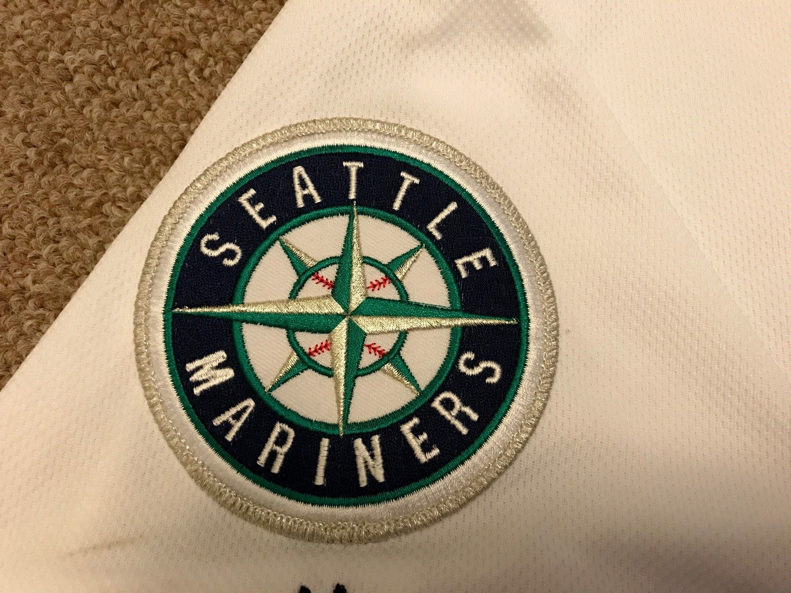 Robinson Cano MLB Holo Game Used Jersey Home Run 2017 Home Seattle Mariners