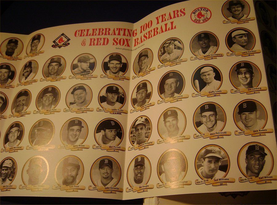 Lot of 41 Red Sox Baseball Booklets - Celebrating 100 years - May 27 2001