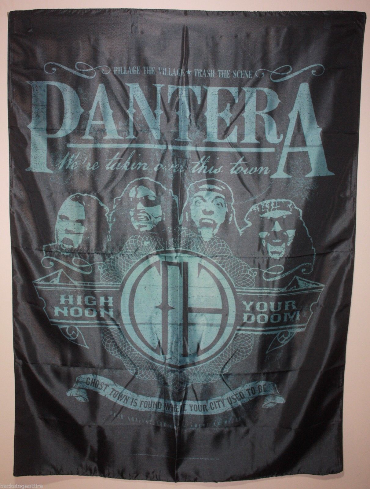 Pantera High Noon Your Doom Dimebag Darrell Fabric Cloth Poster Flag Banner New!