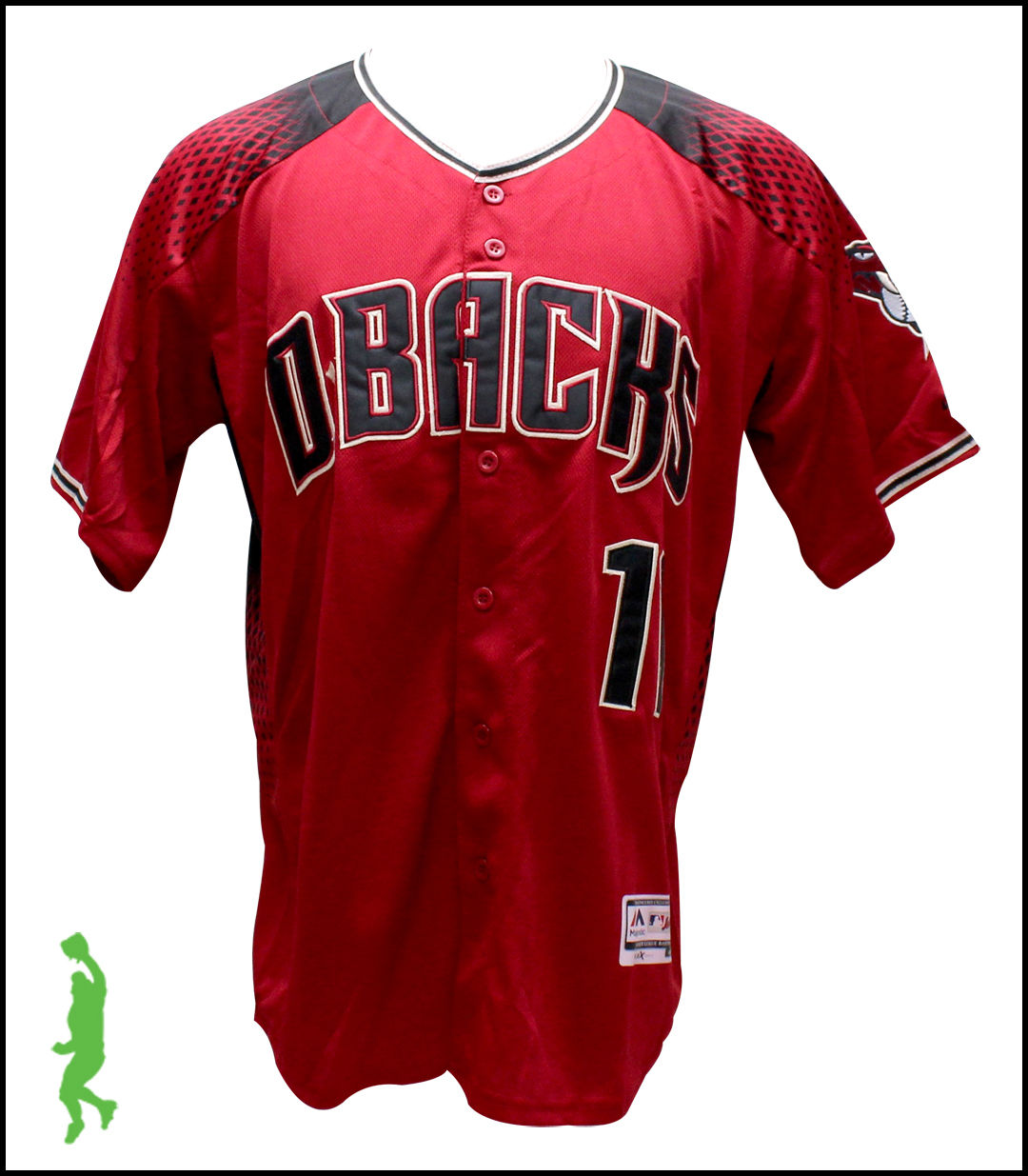 A.J. POLLOCK AUTOGRAPHED SIGNED ARIZONA DIAMONDBACKS BASEBALL JERSEY AJ JSA COA