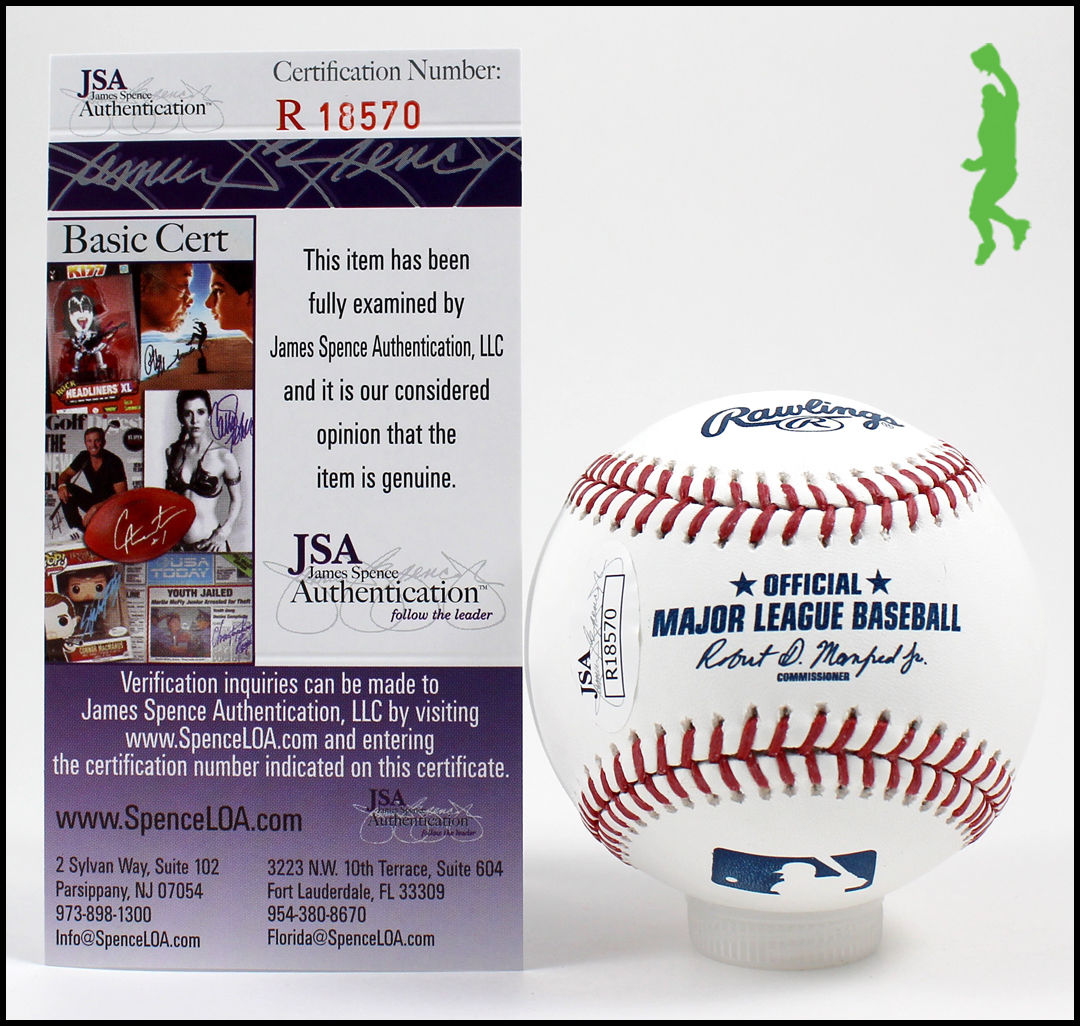 KEVIN KIERMAIER AUTOGRAPHED SIGNED RAWLINGS ROMLB MLB BASEBALL BALL RAYS JSA COA