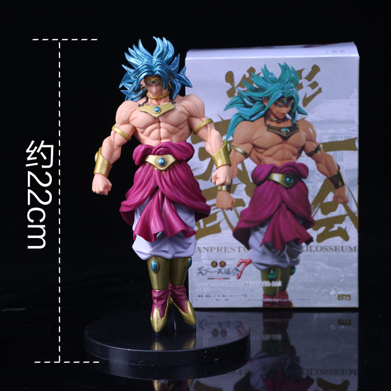 8.7'' Dragon Ball Dragonball Z Blue Super Saiyan Broly Broli Action Figure Toy