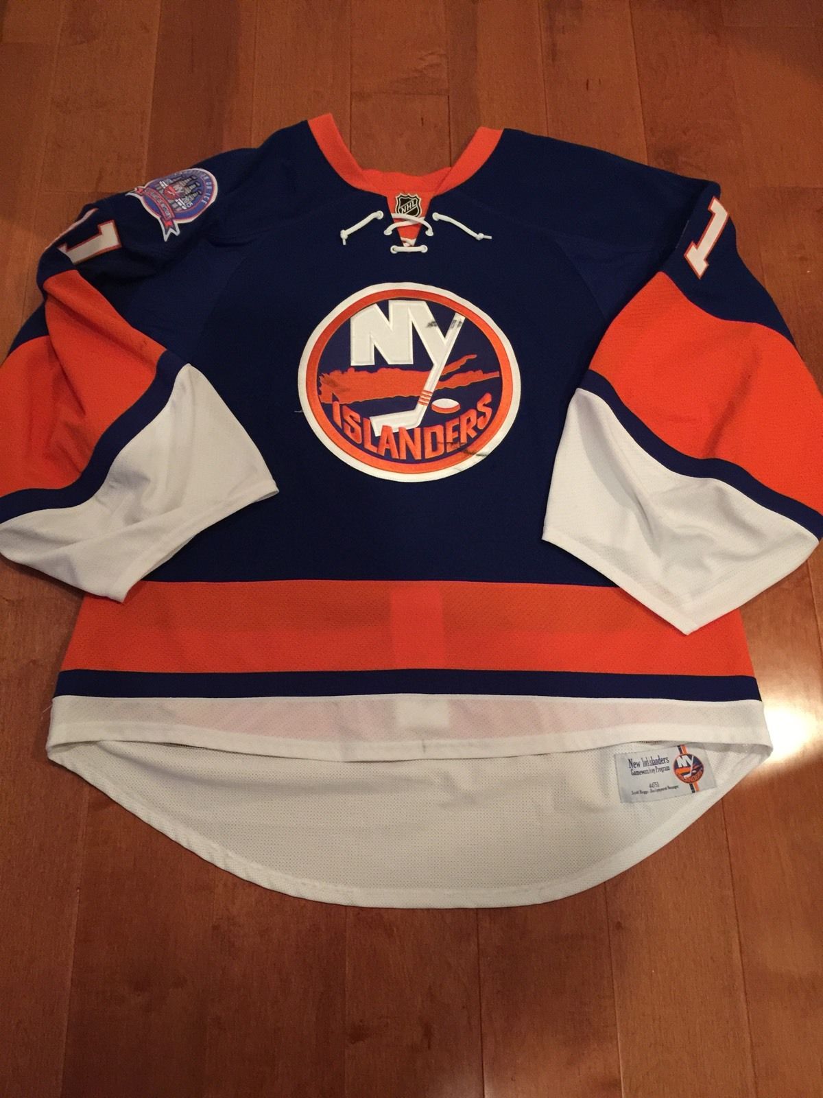 Jaroslav Halak Islanders Game Worn Jersey 2014-15 Season