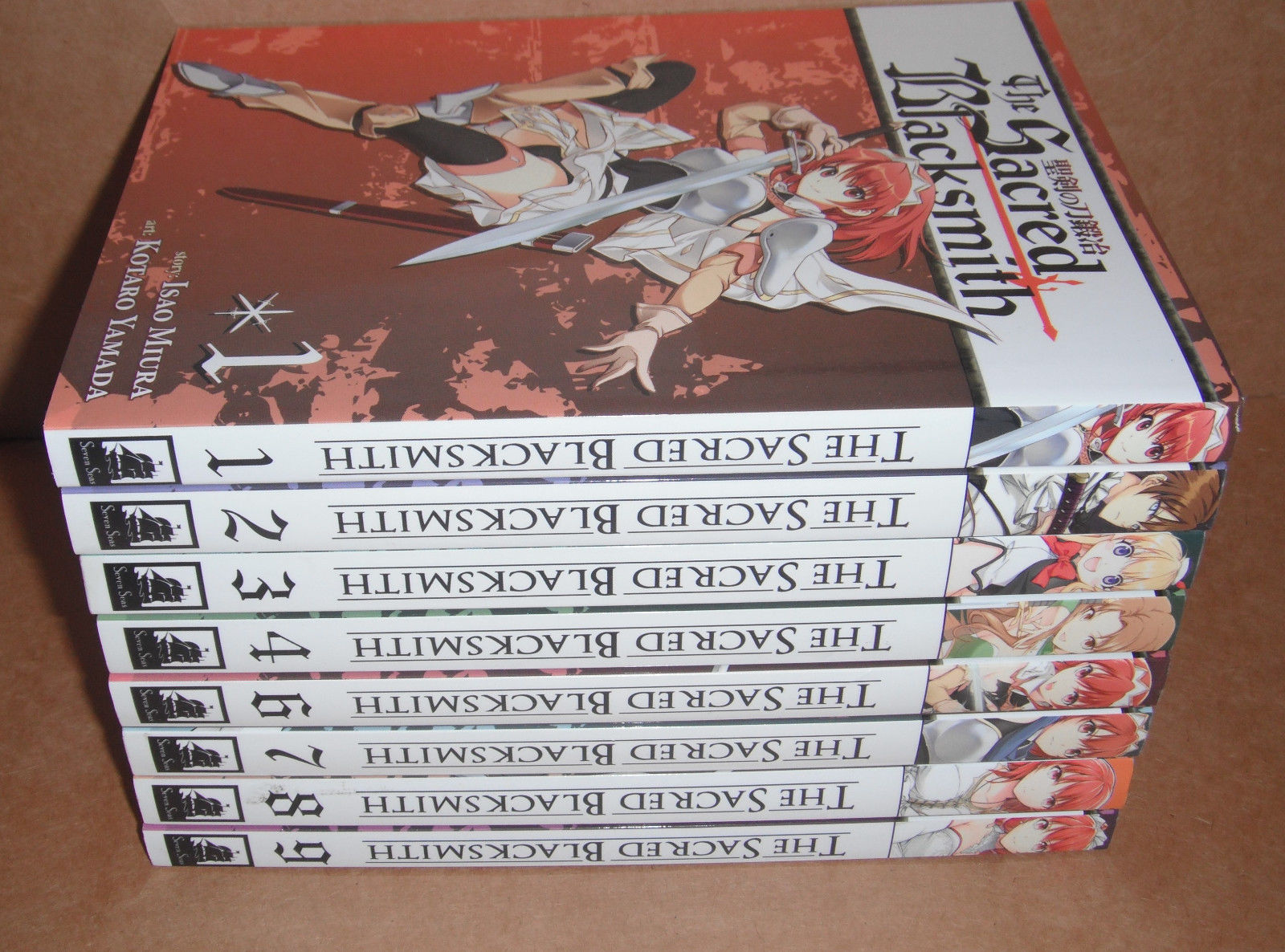 Sacred Blacksmith Vol. 1,2,3,4,6,7,8,9 Manga Graphic Novels Set English