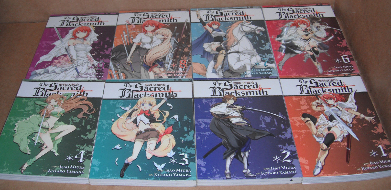 Sacred Blacksmith Vol. 1,2,3,4,6,7,8,9 Manga Graphic Novels Set English