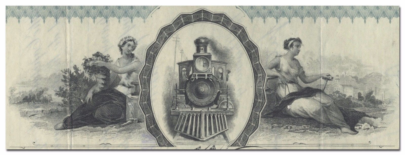 Rutland Railroad Company Stock Certificate (Vermont, 1902)