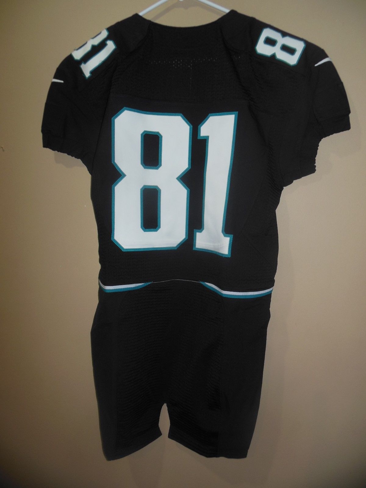 2013 JACKSONVILLE JAGUARS GAME USED FOOTBALL JERSEY