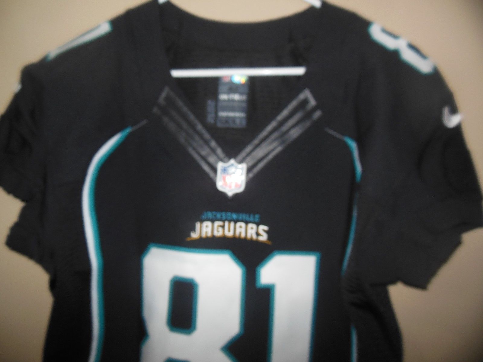 2013 JACKSONVILLE JAGUARS GAME USED FOOTBALL JERSEY