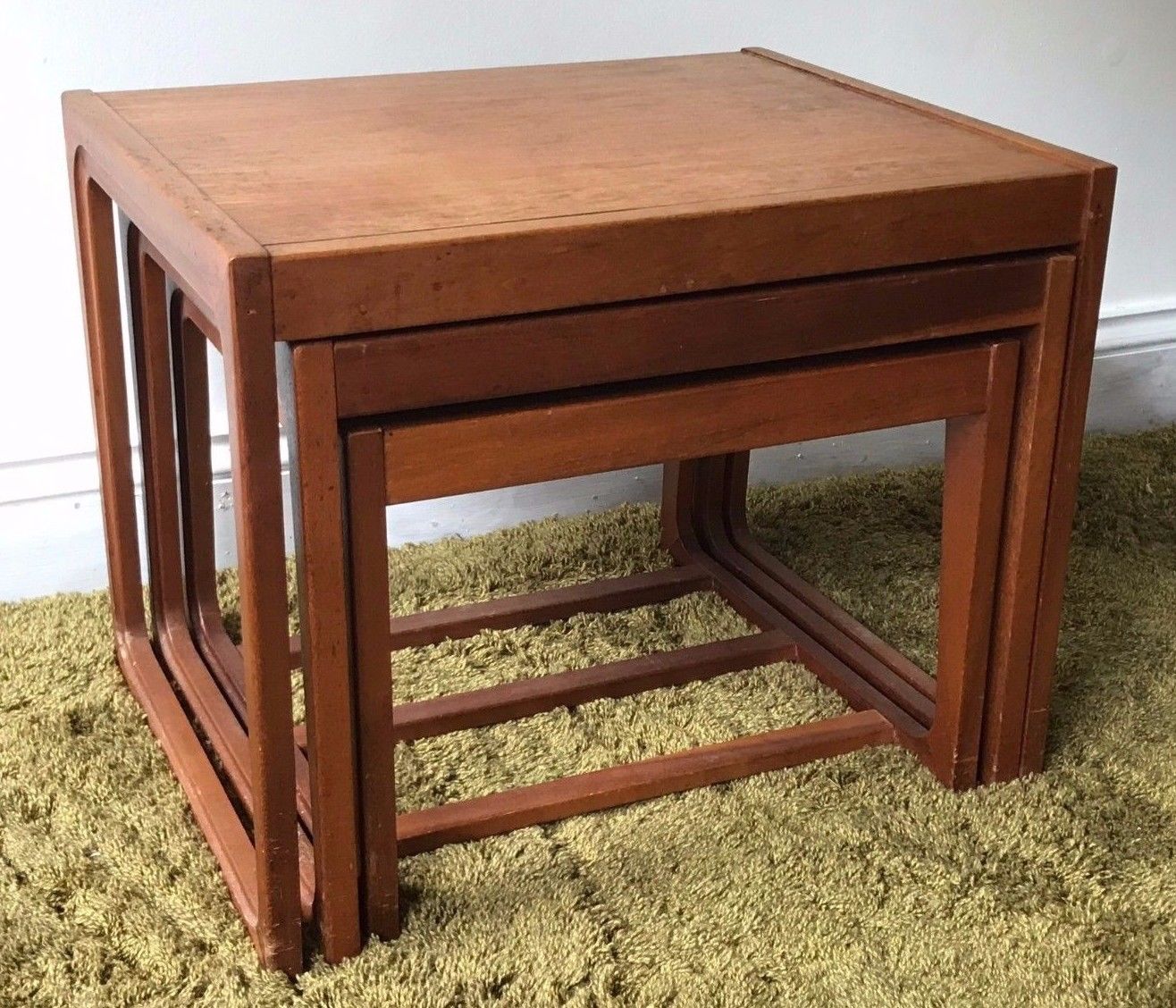 Vintage Remploy nest of tables, mid-century modern, retro coffee tables