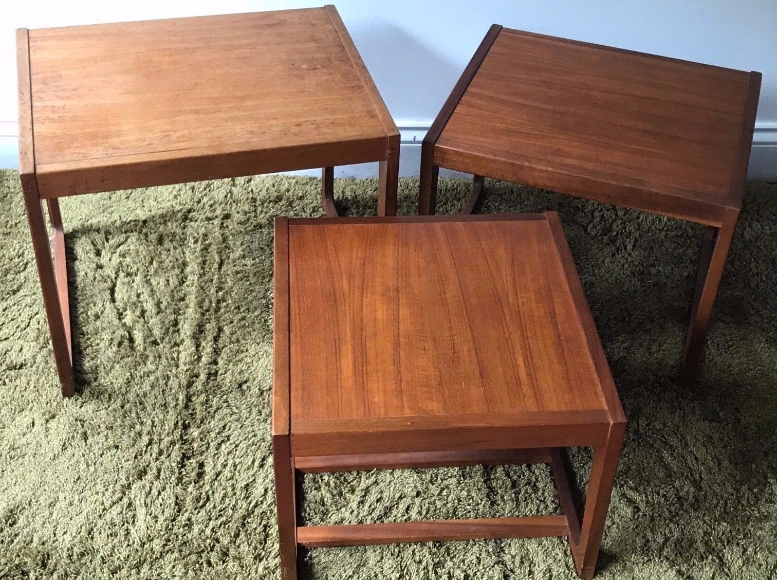 Vintage Remploy nest of tables, mid-century modern, retro coffee tables