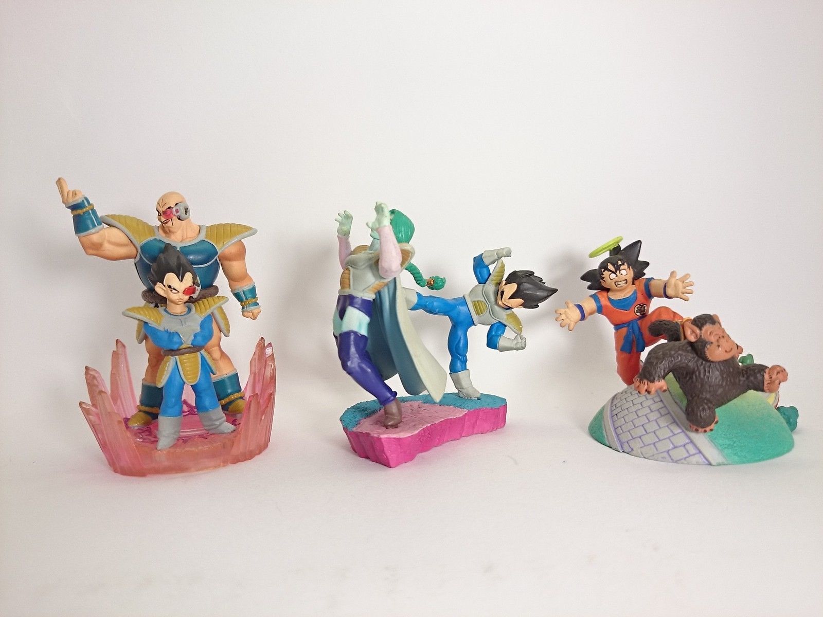 Dragon Ball Z 2-3" Figure 3pcs Authentic MegaHouse Japan k#17300