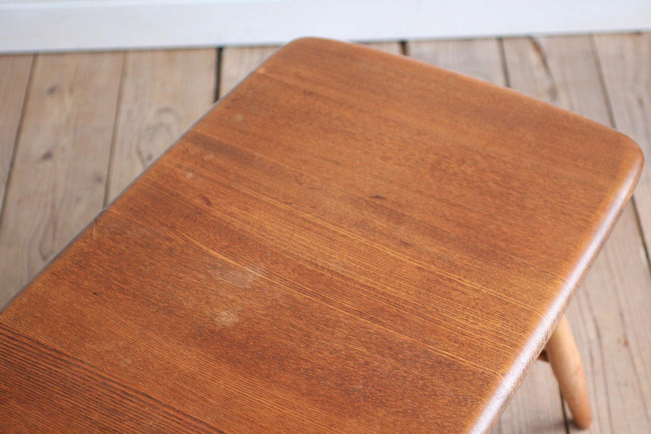 Vintage Retro Ercol Elm Coffee Table Mid Century