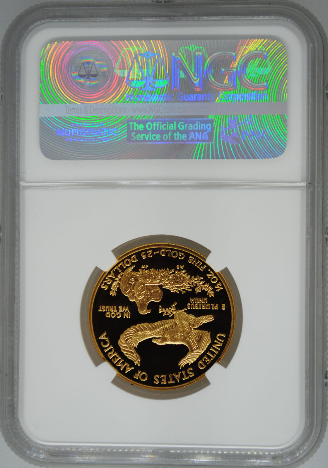 2003-W NGC PF70 UCAM $25 PROOF GOLD EAGLE 1/2 Ounce PR Ultra Cameo West Point