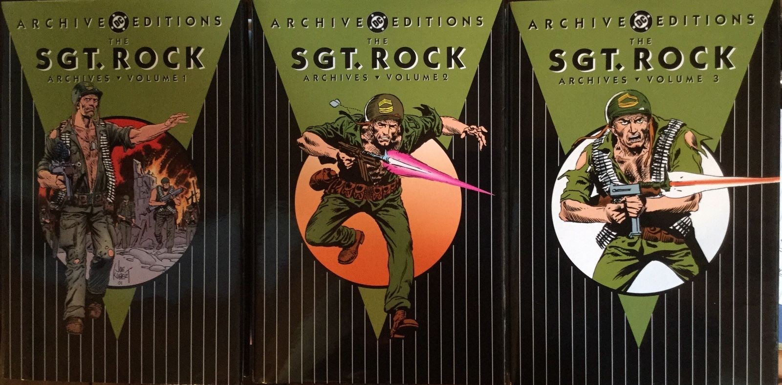 SGT. ROCK Archive DC Editions Lot Set (Volume 1, 2, 3)