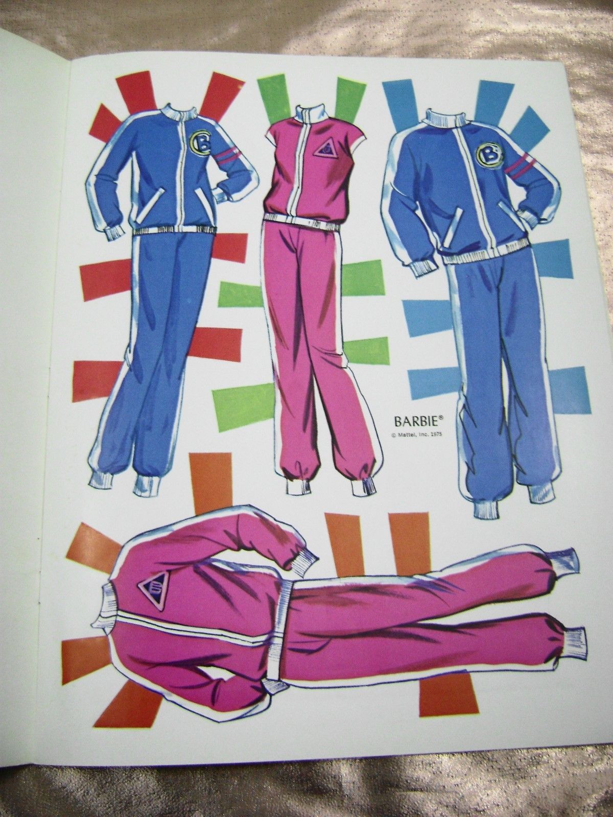 VTG PAPER DOLLS 1980s BARBIE FRIENDS SPORTS WHITMAN/GOLDEN  UNCUT $1 SHIPPING!!!