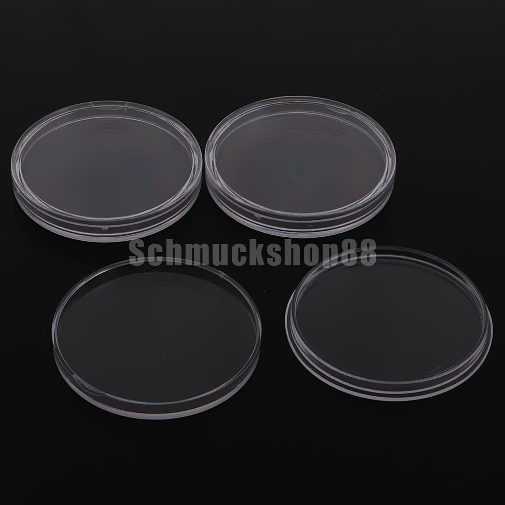 200x/Set Coin Case Capsules Holder 36mm Applied Round Storage Box Collecting