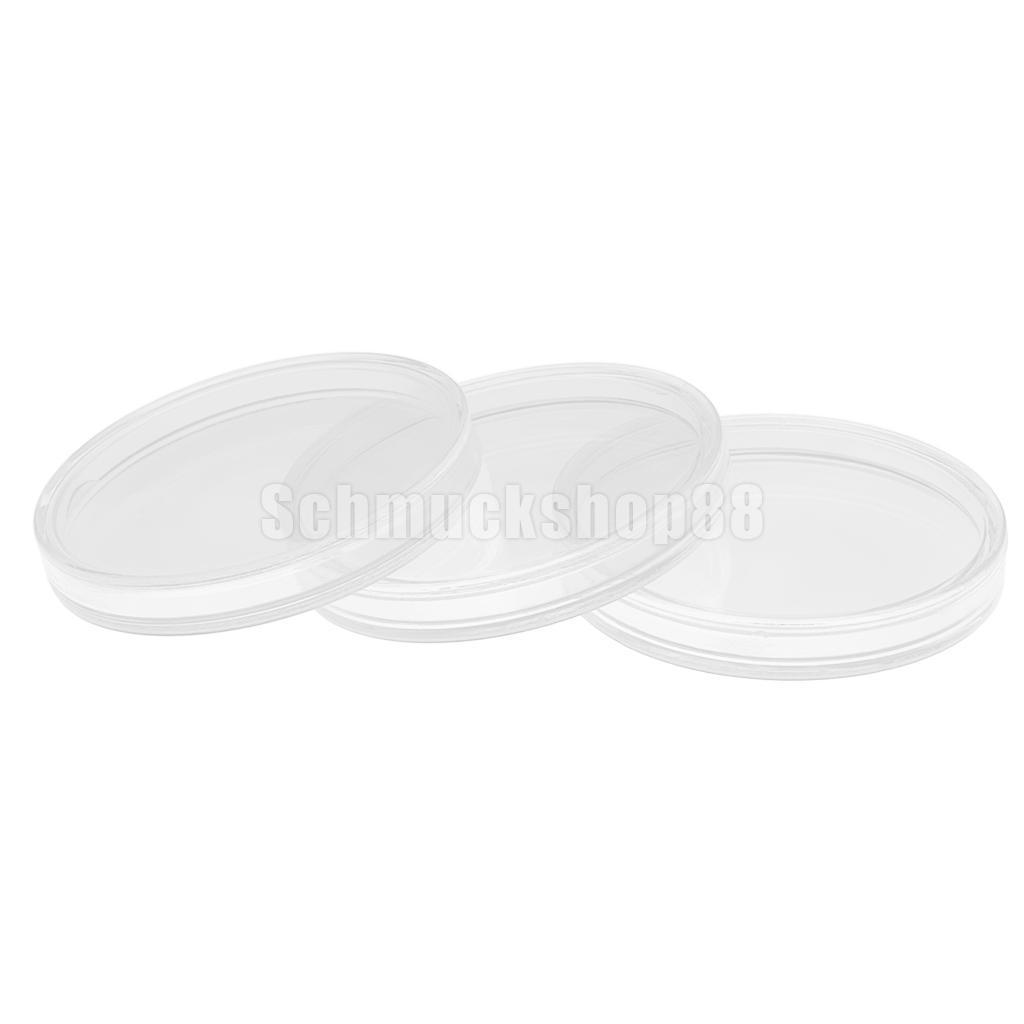 200x/Set Coin Case Capsules Holder 36mm Applied Round Storage Box Collecting