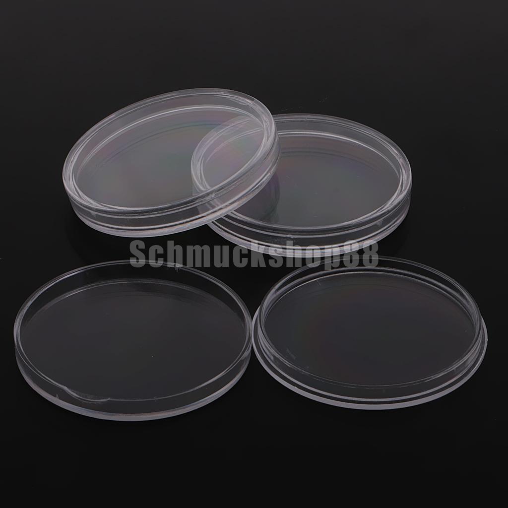 200x/Set Coin Case Capsules Holder 36mm Applied Round Storage Box Collecting