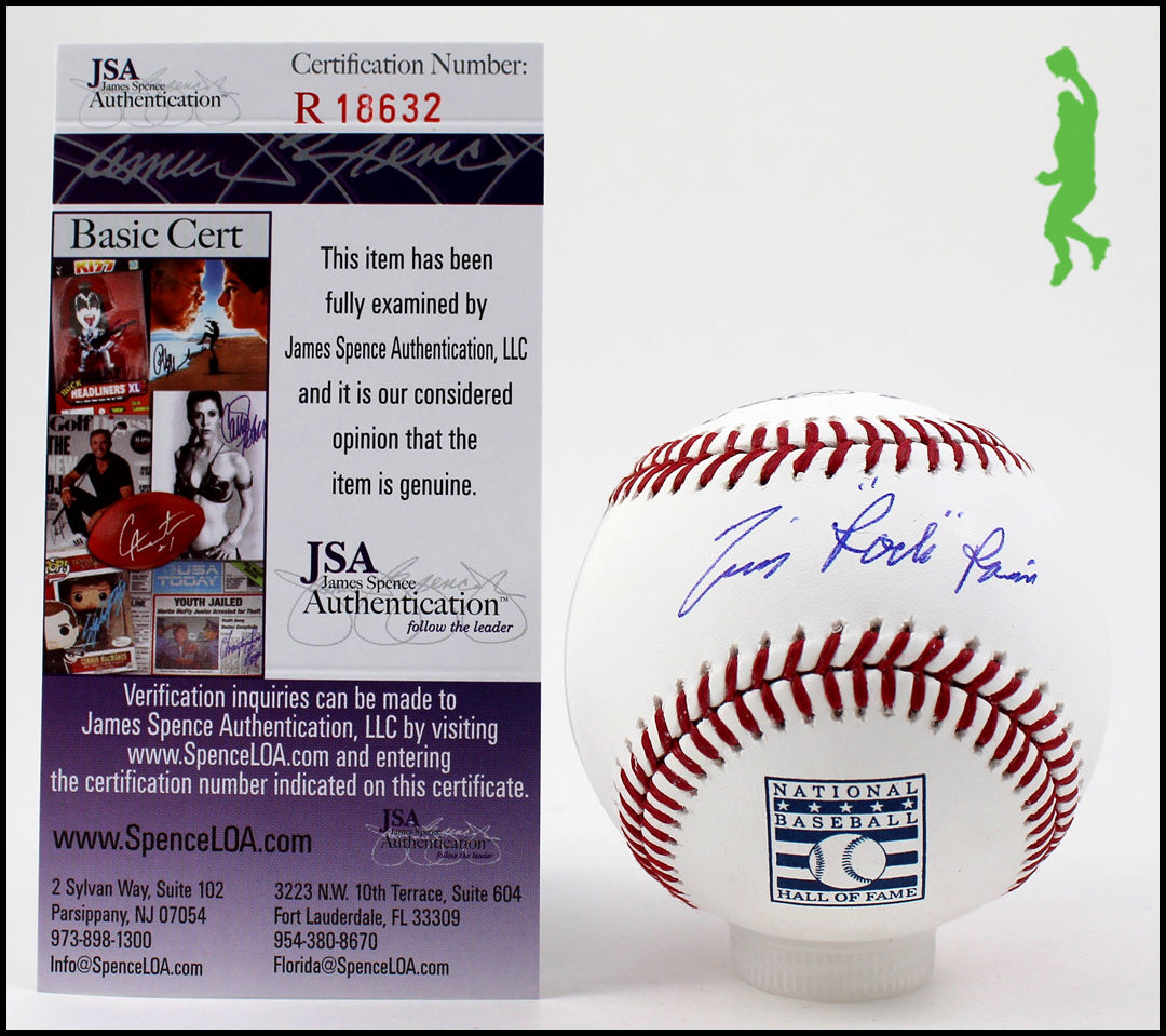 TIM ROCK RAINES AUTOGRAPHED SIGNED HALL OF FAME BASEBALL BALL EXPOS 2017 JSA COA