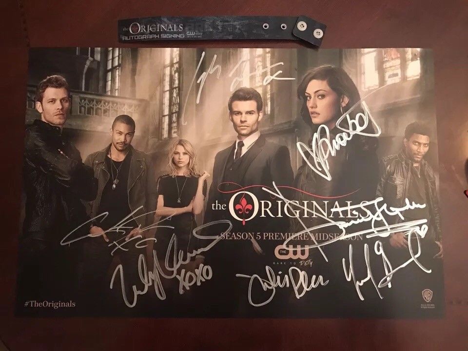 THE ORIGINALS POSTER SDCC 2017 WB EXCLUSIVE SIGNED COMIC CON