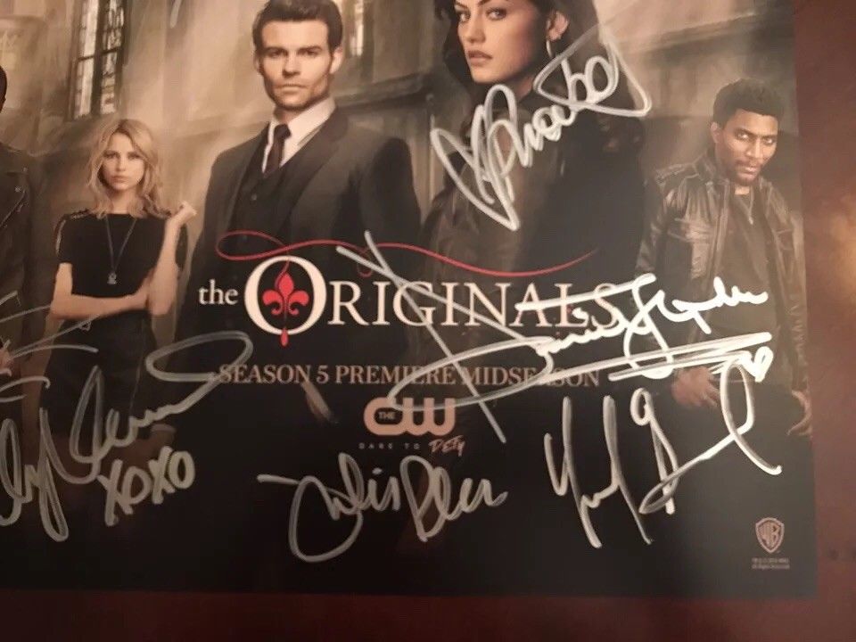 THE ORIGINALS POSTER SDCC 2017 WB EXCLUSIVE SIGNED COMIC CON