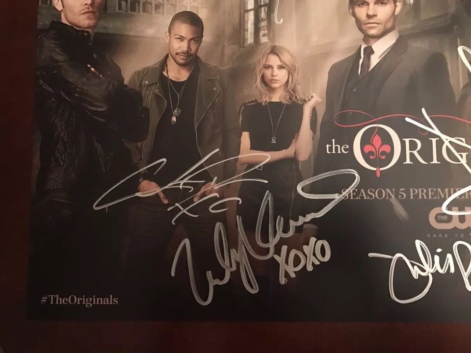 THE ORIGINALS POSTER SDCC 2017 WB EXCLUSIVE SIGNED COMIC CON