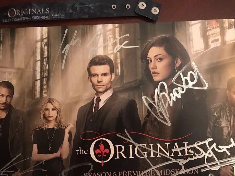 THE ORIGINALS POSTER SDCC 2017 WB EXCLUSIVE SIGNED COMIC CON