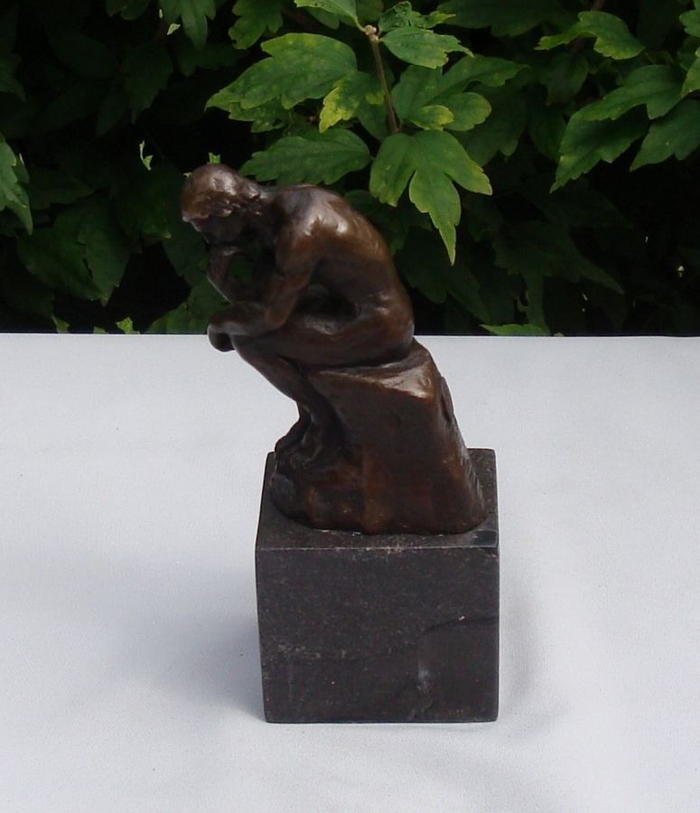 Statue Sculpture Character Art Deco Style Art Nouveau Style Bronze Signed