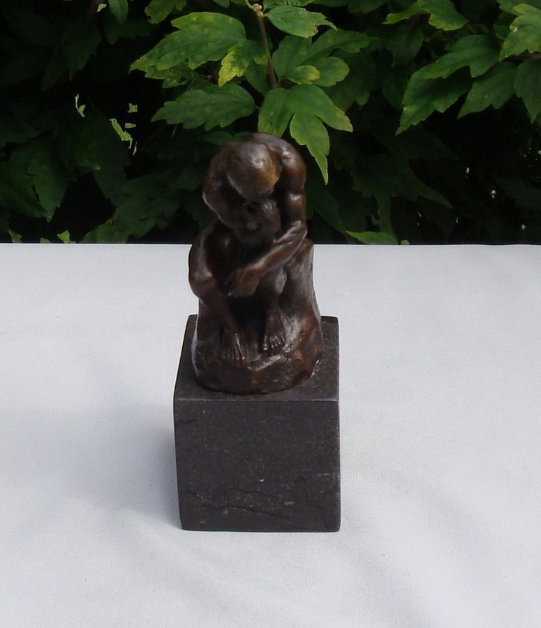 Statue Sculpture Character Art Deco Style Art Nouveau Style Bronze Signed