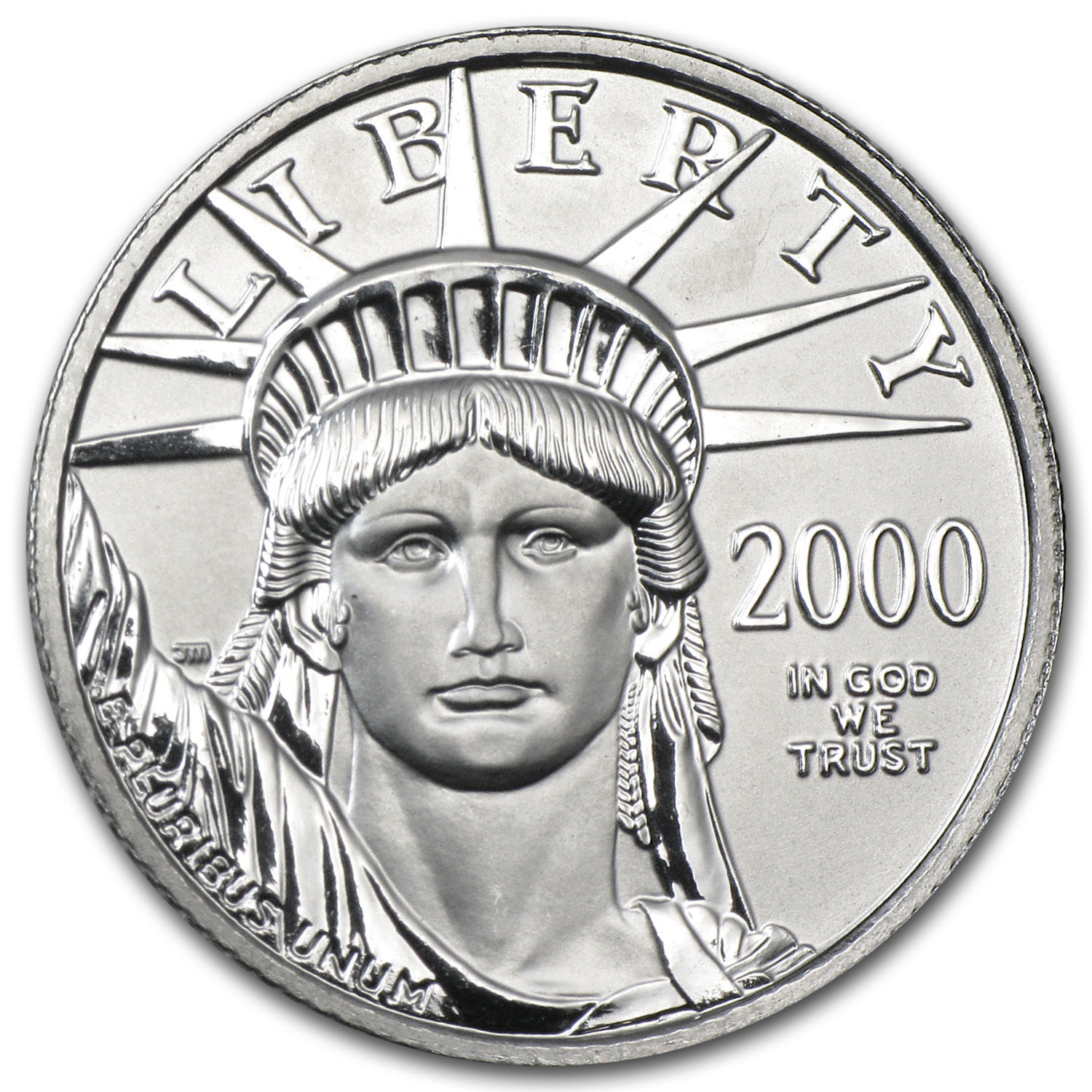 2000 1/4 oz Platinum American Eagle BU - SKU #7456