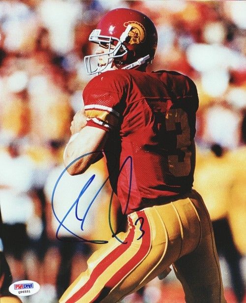 Carson Palmer Authentic Autographed Signed 8x10 Photo USC Trojans PSA/DNA