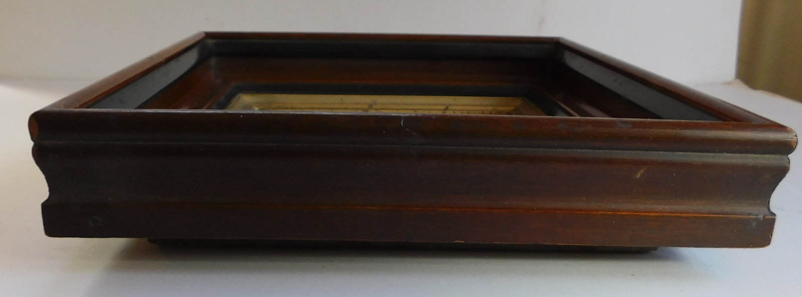 Antique Victorian Walnut Gilt Gold Black Picture Frame