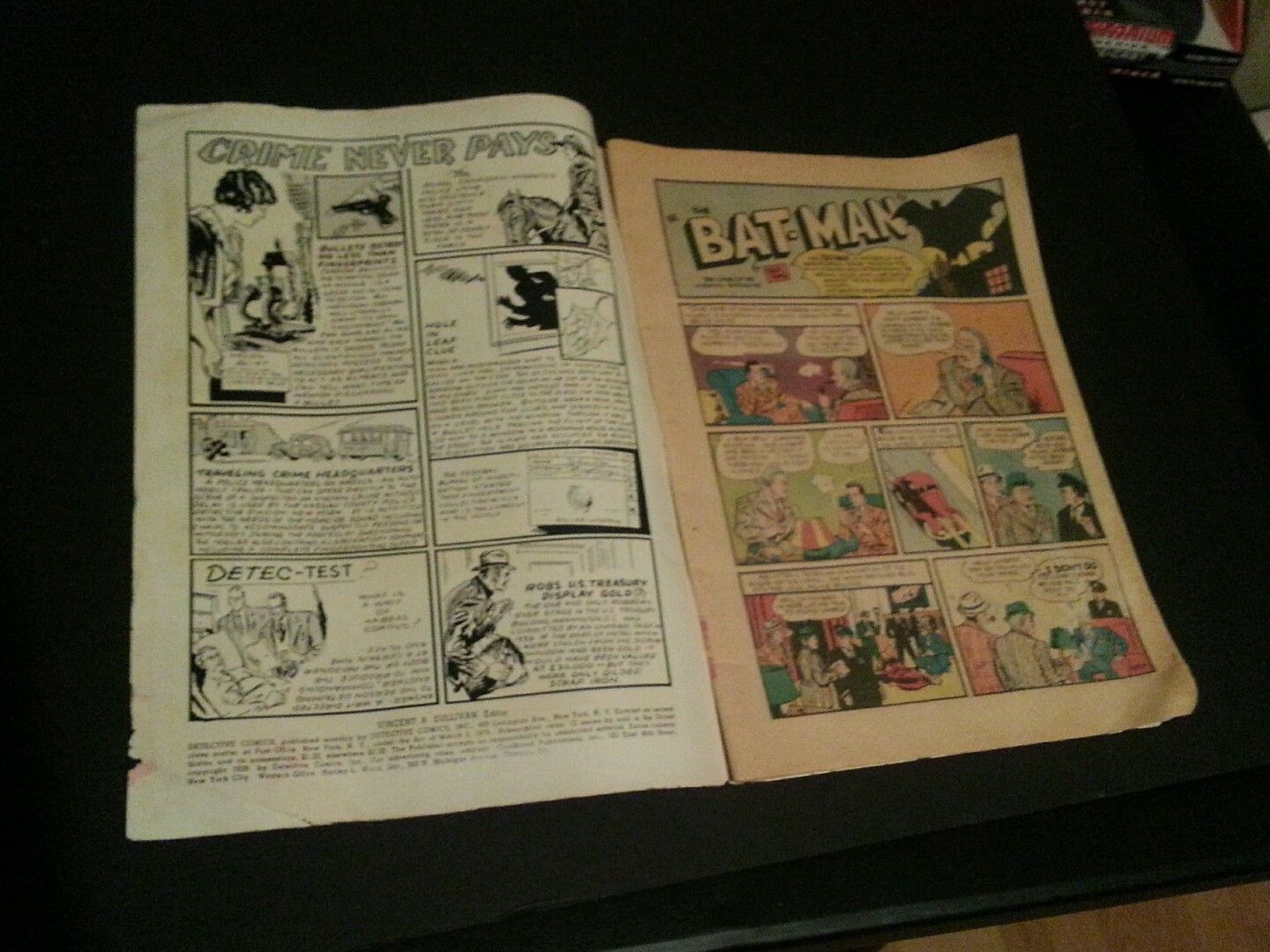 Batman Detective Comics # 27 1939 Oversized Golden Age Replica  ☆☆☆☆