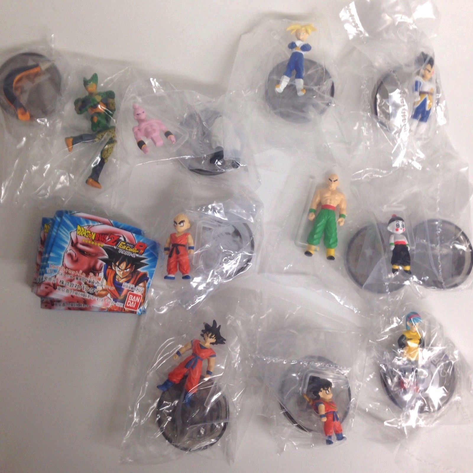 Bandai Dragon Ball Z Full Color R Part 2 Mini Figure 10 pcs Full Set Japan