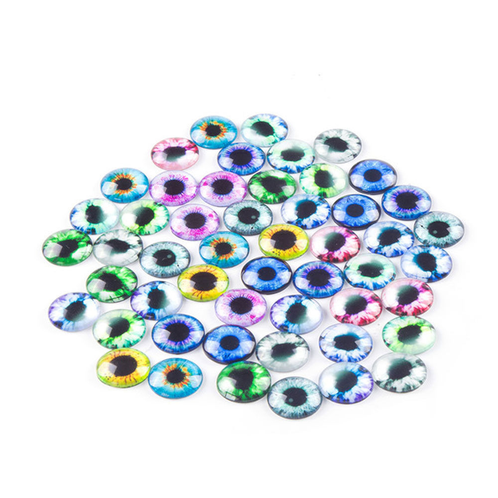 20Pcs 10MM/16MM/20MM Accessories DIY Crafts Eyeballs Time Gem Glass Dolls Eyes